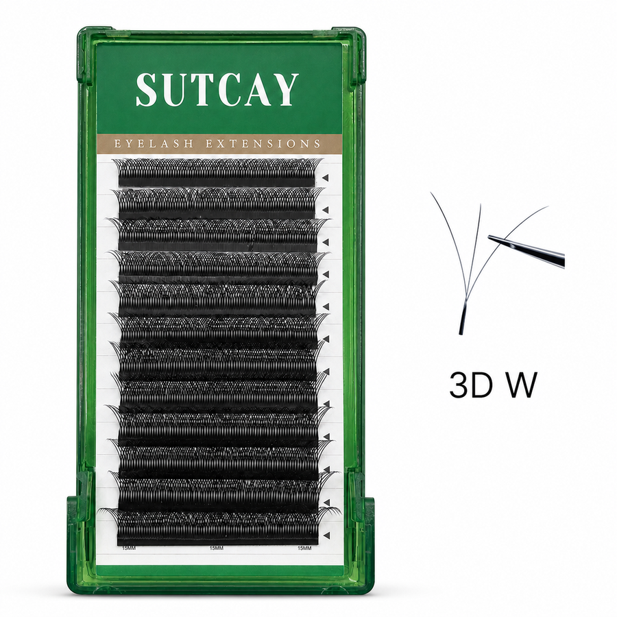 SUTCAY 3D W Lash Extensions 0.07mm