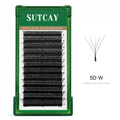 SUTCAY 5D W lash extensions tray with authentic single fan structure