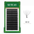 SUTCAY 8D W lash extensions tray with authentic single fan structure